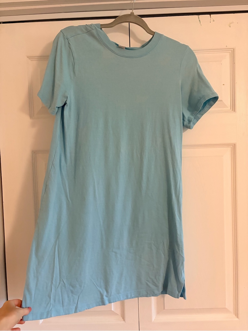 Old Navy Light Blue Short Sleeve Tee - Picture 1 of 5